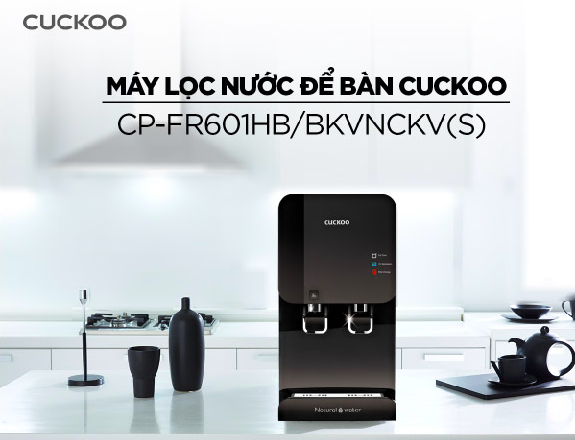 Máy lọc nước để bàn RO CP-FR601HB/BKVNCKV(S) cải thiện mùi vị, cân bằng PH