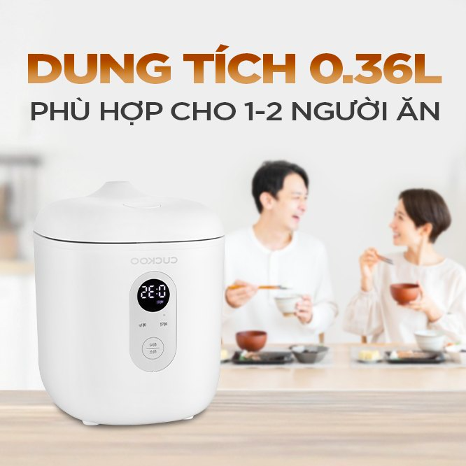 Top 3 nồi cơm điện mini Cuckoo dành cho sinh viên và gia đình ít người